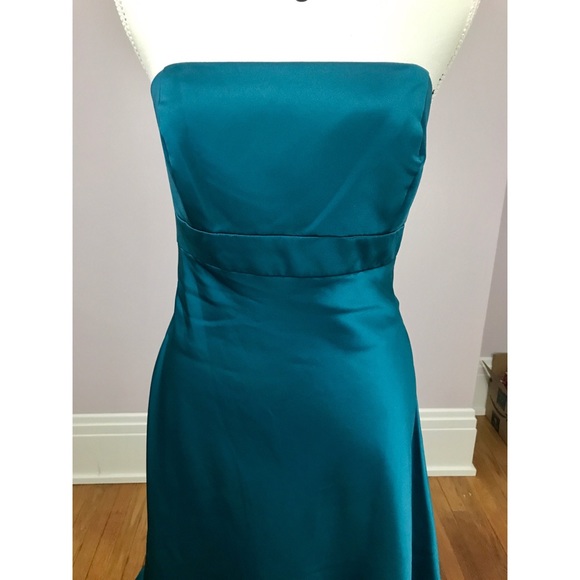 NWT ALFRED ANGELO Strapless Bridesmaid Prom Dress - Picture 2 of 6